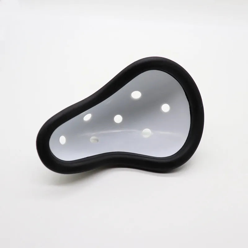 Rubber sports genital protector for boxing martial arts rugby hockey adult children sizes
