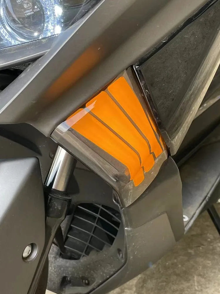 Yellow LED cornering lamps for Tianying TS150 motorcycle steering indicator retrofitting