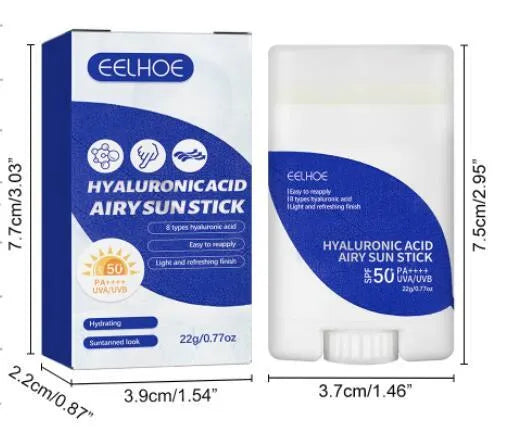 Hyaluronic Acid Sun Block Stick 22g waterproof SPF50 sunscreen in stick form