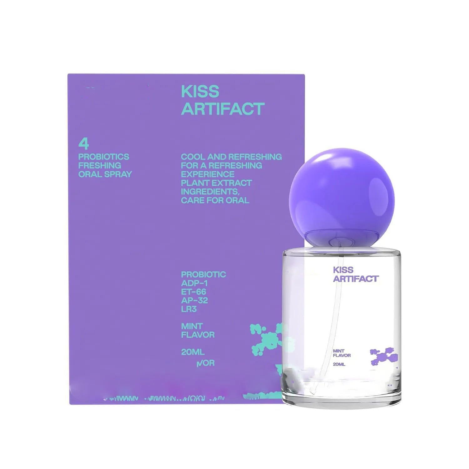 20ml probiotics oral spray bottle with hydrating properties for body care