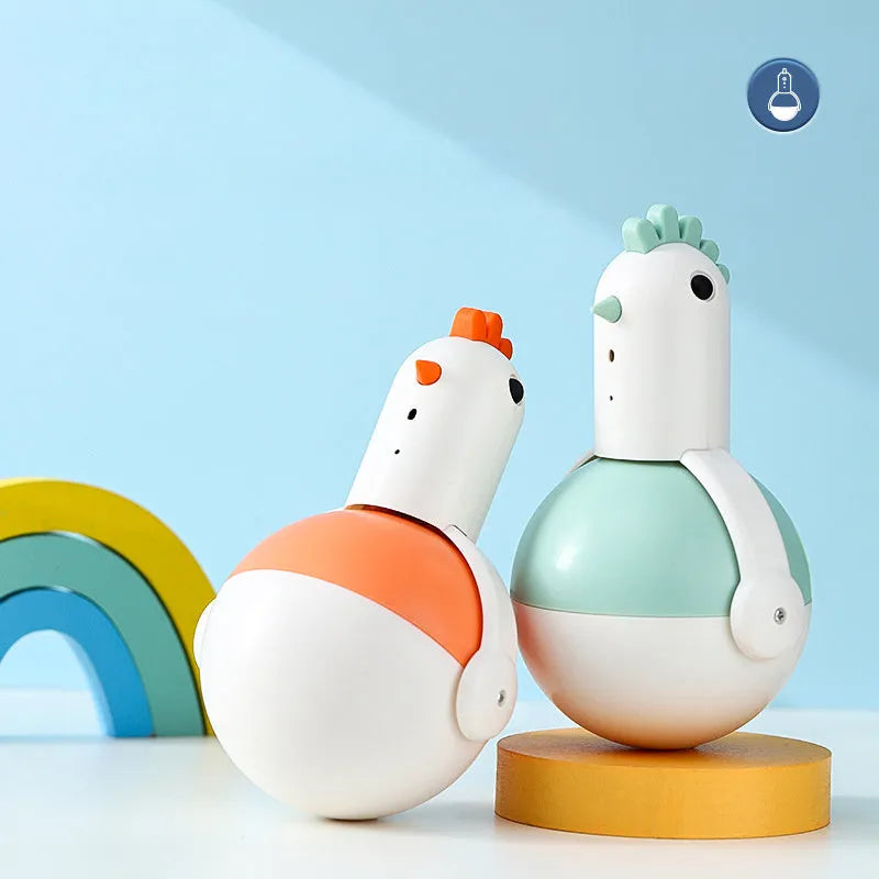 Electric cat toy chicken glass laser sound toy with automatic sensor and cat call function