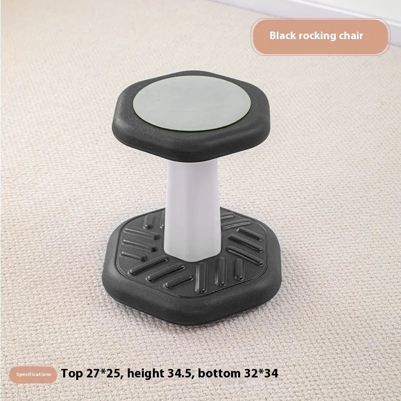 Balance Children's Multi-action Correction Rocking Stool in plastic, available in several bright colours for active seating