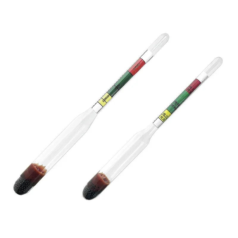 Electrohydraulic battery hydrometer with 330mm glass tube for automotive electrolyte testing