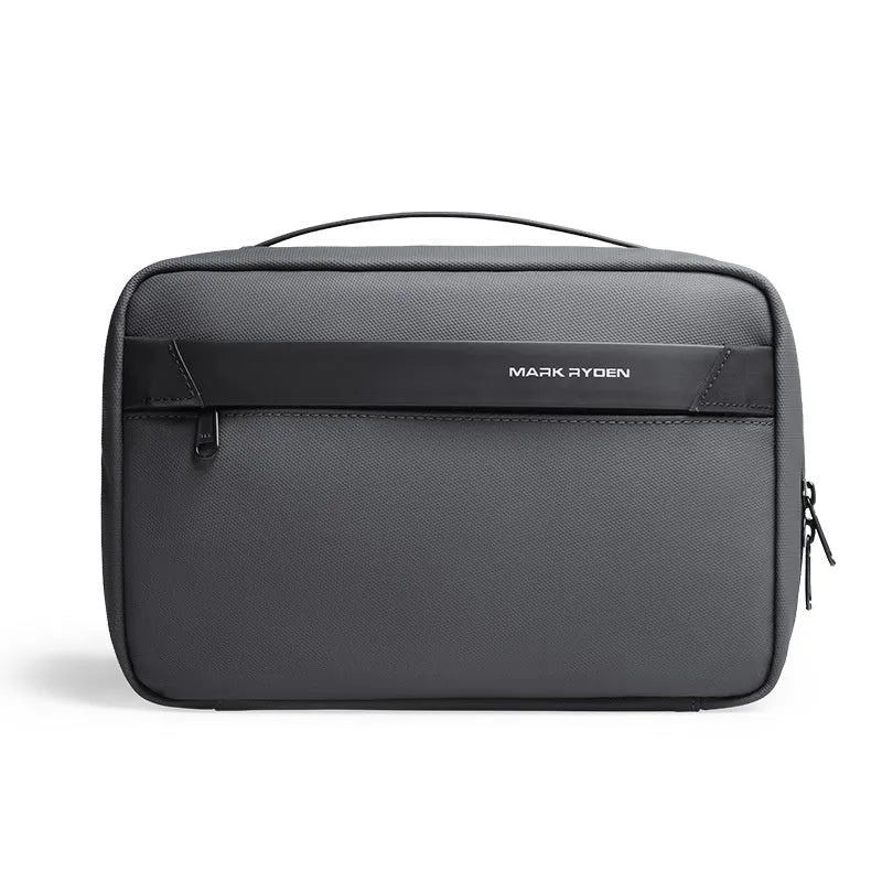 Oxford cloth wet dry separation toiletries storage bag with multi-layer compartments for business travel