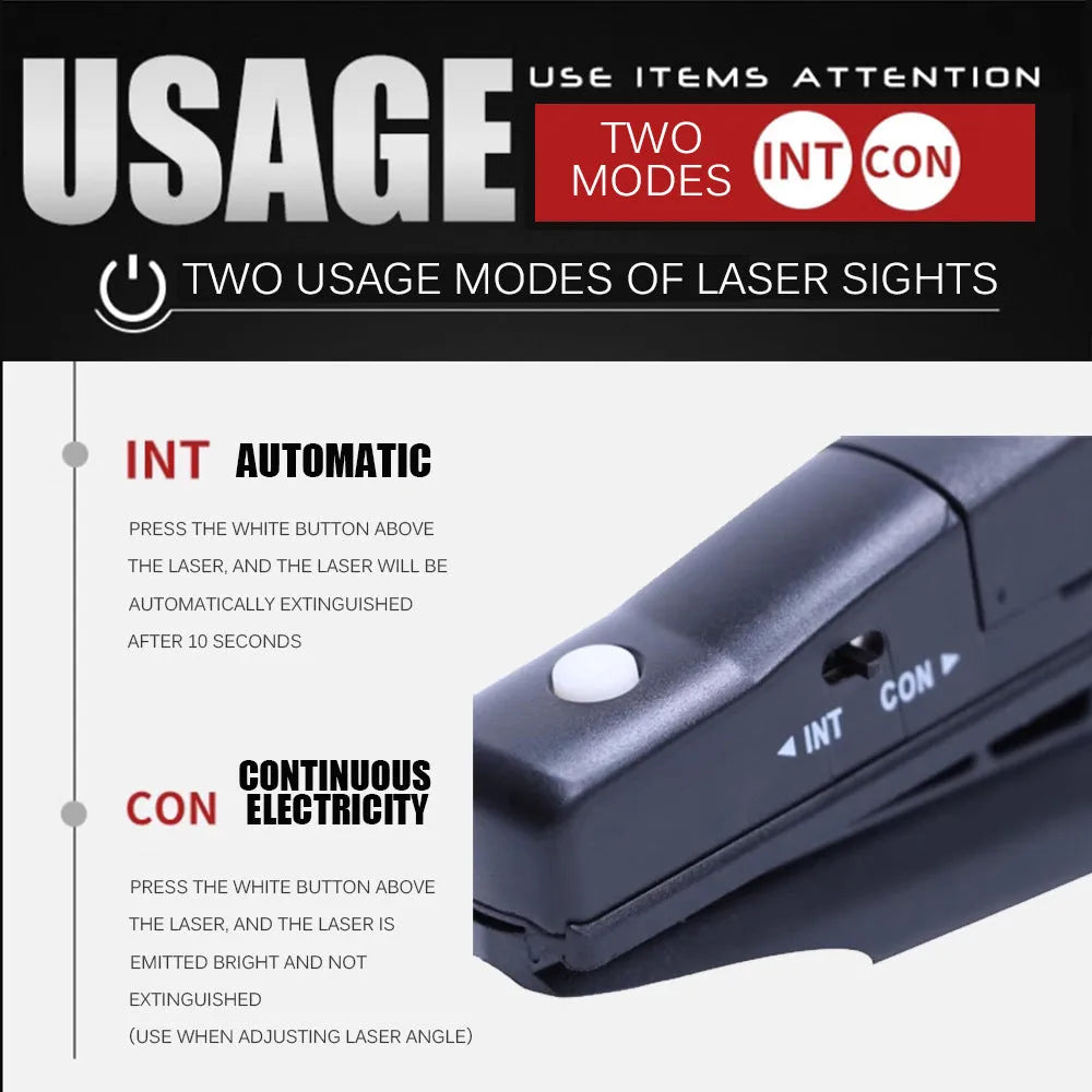 Black golf putting laser aiming instrument for alignment practice.