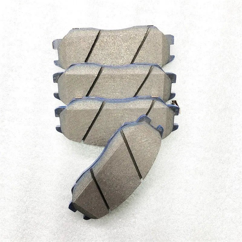 Automotive brake pad set for Aiteng Kyron Rester vehicles with fitment codes