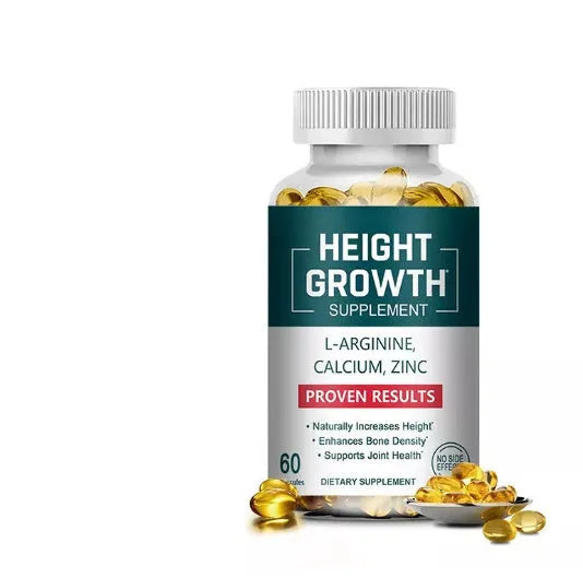 Bottle of edible vitamin soft capsules for adult household use, 60 tablets