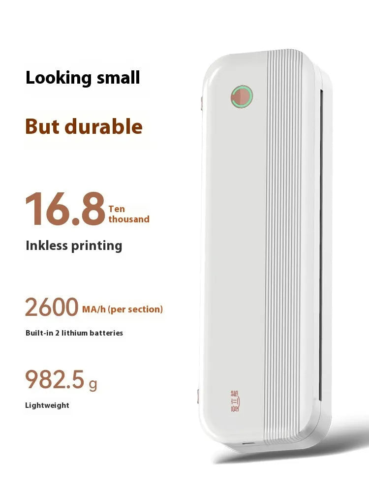Ailixiong P40 small mini ink-free office portable A4 thermal printer with USB interface