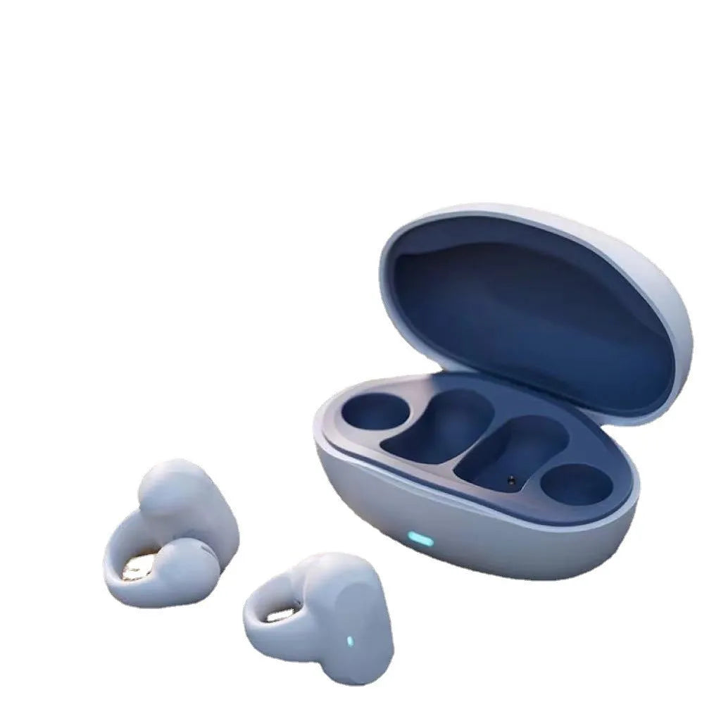 Wireless Bluetooth in-ear headset plastic construction creative design i113 Black