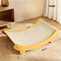 Sisal cat scratch board with durable sisal blanket material in pastoral style