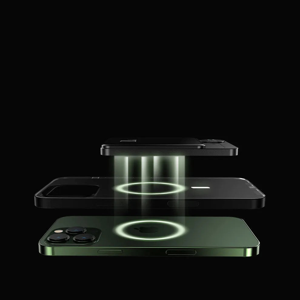 Magnetic wireless power bank with aluminium alloy housing in four colours for iPhone 14 series charging