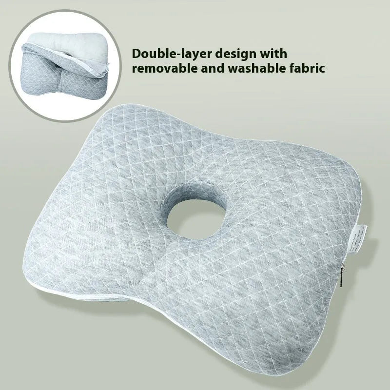 Beauty salon single hole ear pillow with detachable cover in new Chinese style design