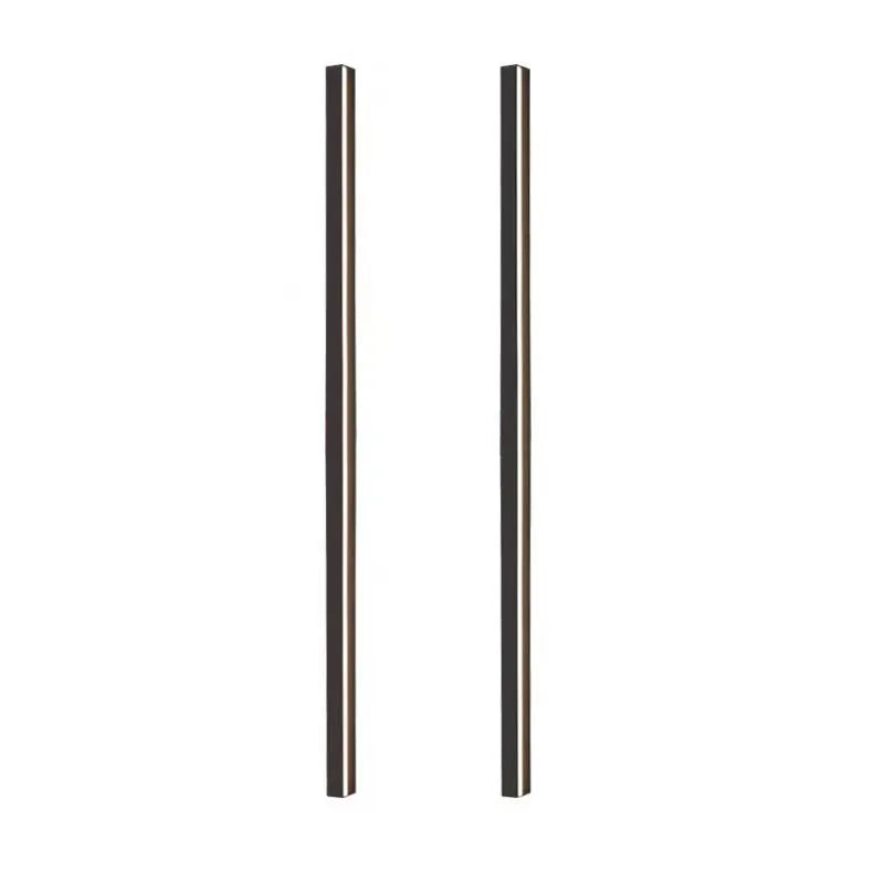 80cm long black aluminium LED strip wall lamp with a PC plastic shade and touch control.