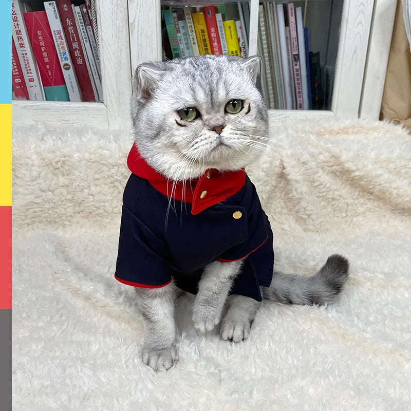 Tiger stripe hoodie for cats and dogs worn as photo prop costume