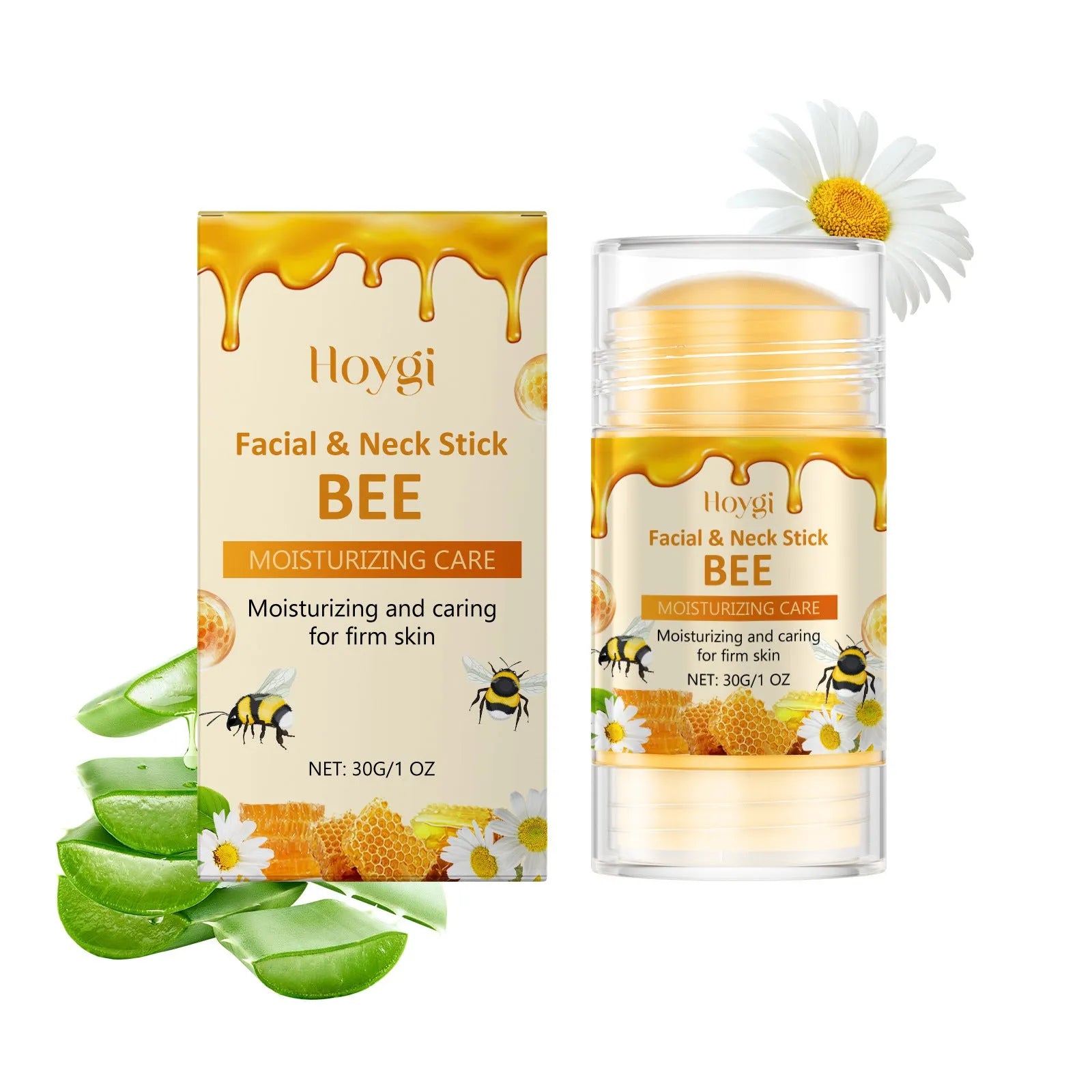 Moisturising facial stick 30g with bee venom and botanical extracts for daily hydration