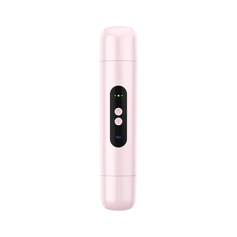 White household portable electric depilator for armpit and body hair trimming with floating blade