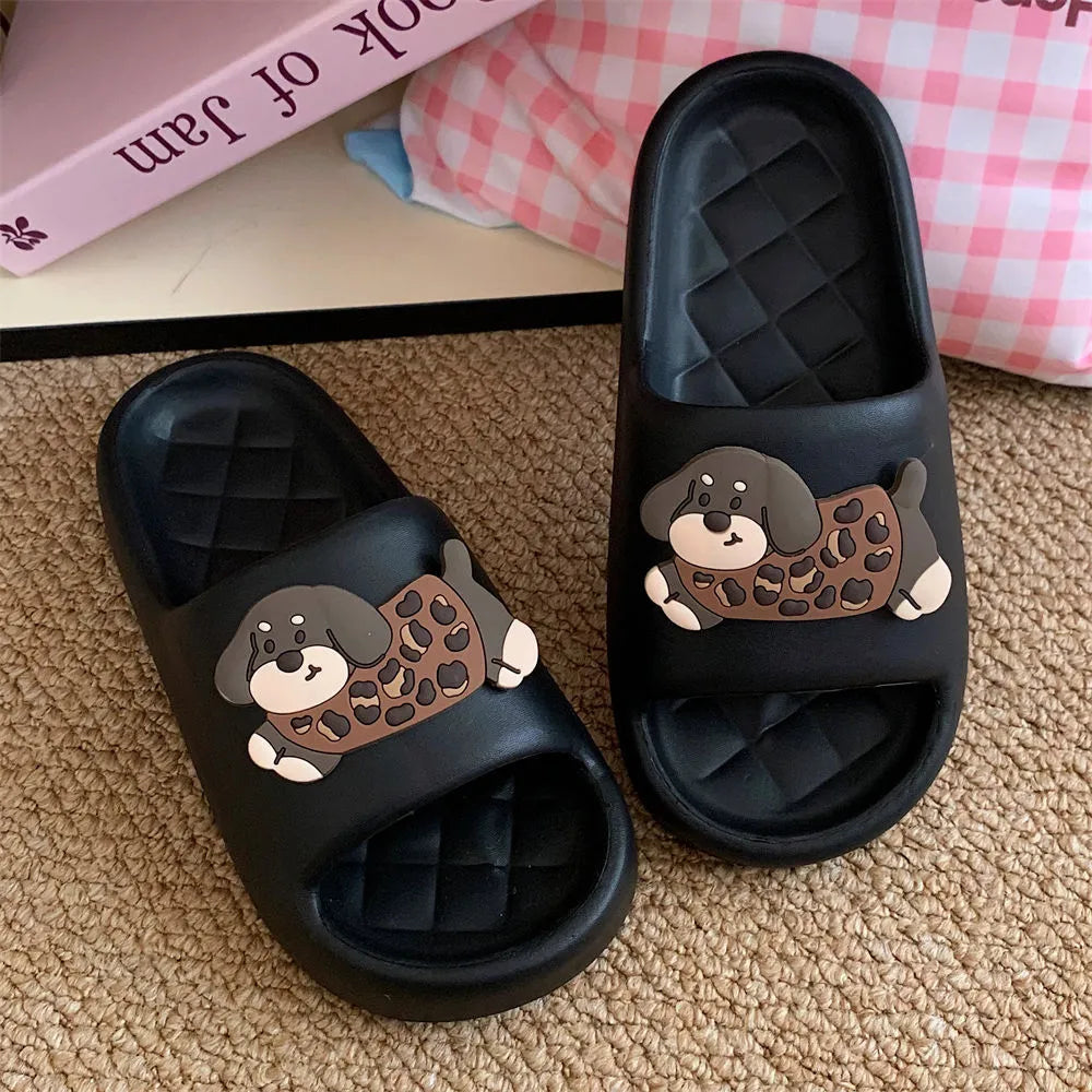 EVA thick sole flip flops in couple design, available in multiple colours, sizes 34-47