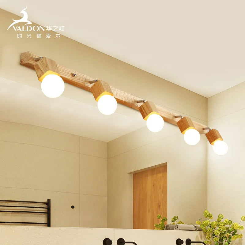 24cm mirror cabinet LED wall lamp with warm white light option for bedroom