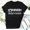 Black cotton T-shirt with round neck and short sleeves on hanger