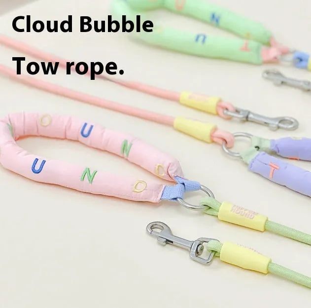 Polyester dog leash 150cm hand-holding rope in four colours for small medium large dogs