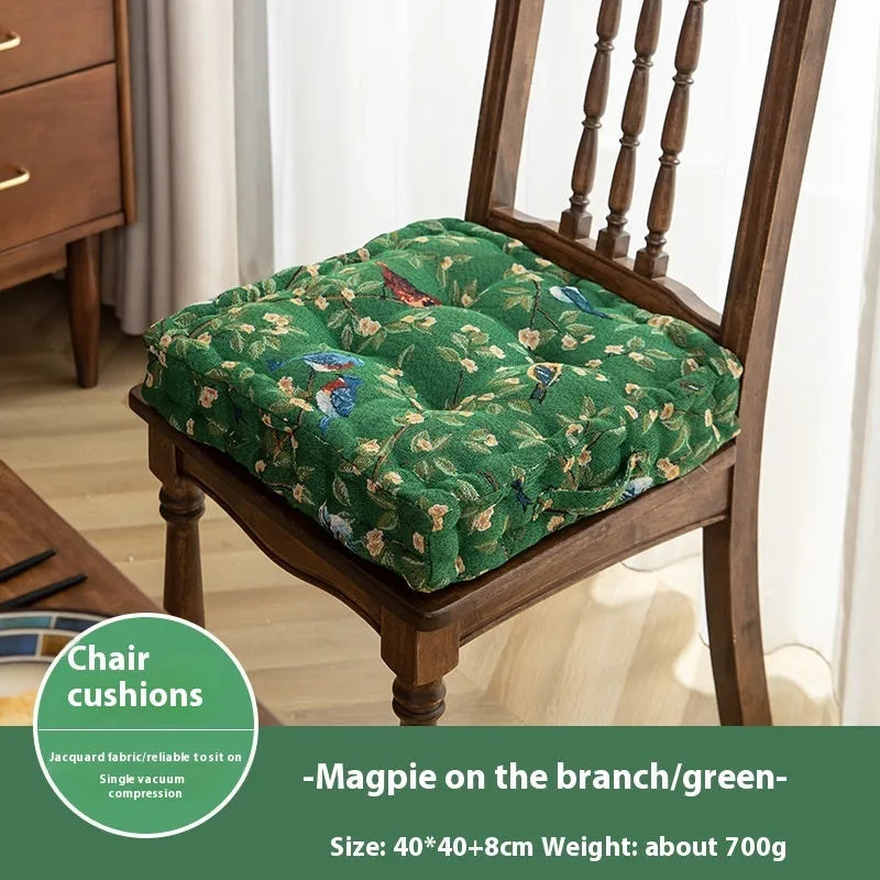 American dining chair cushion 40×40×8cm thick seat pad with PP cotton filler