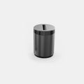 Automatic opening and closing car ashtray in plastic, 7x10cm, gun gray colour