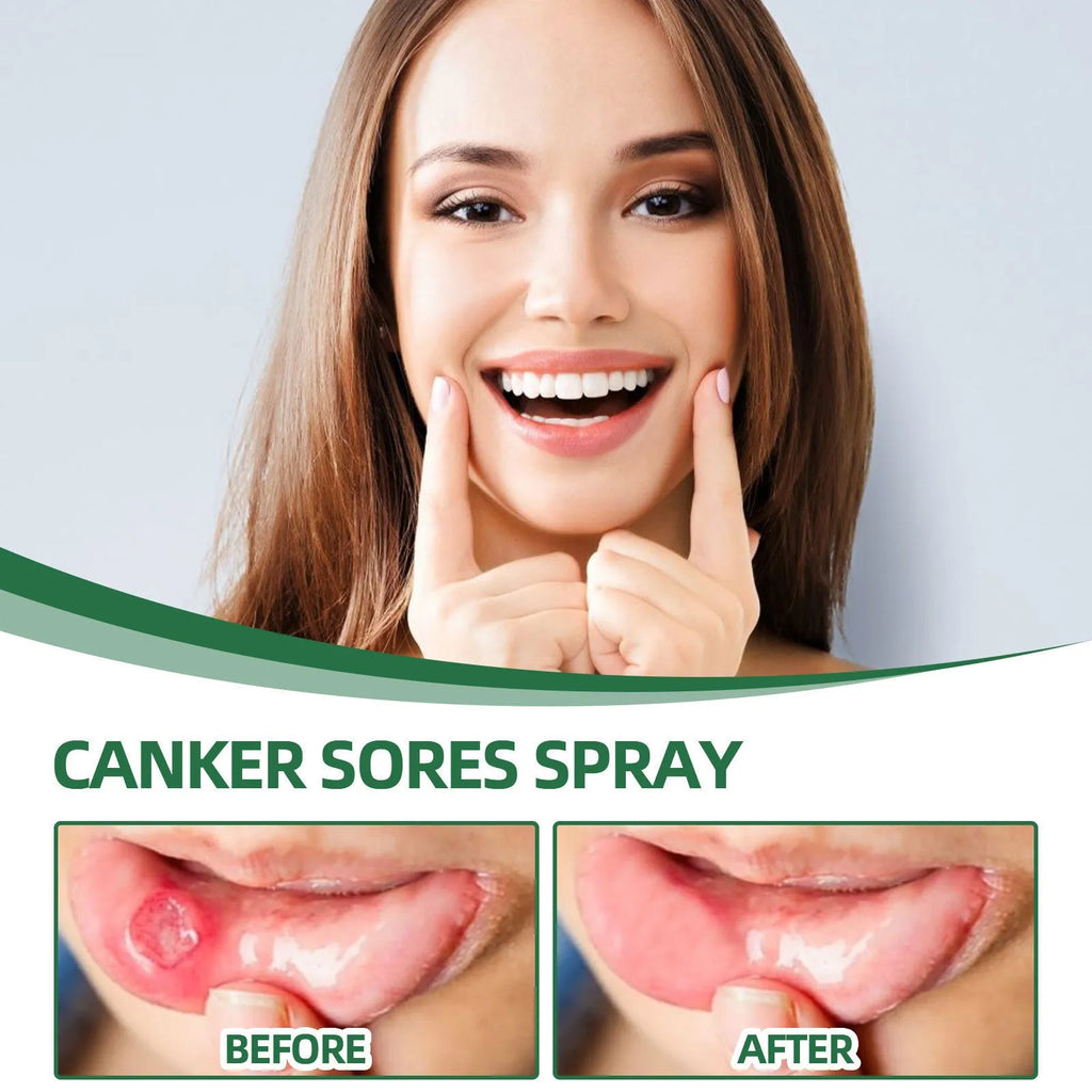 Mint flavoured breath cleaning oral care spray in a 20ml boxed bottle