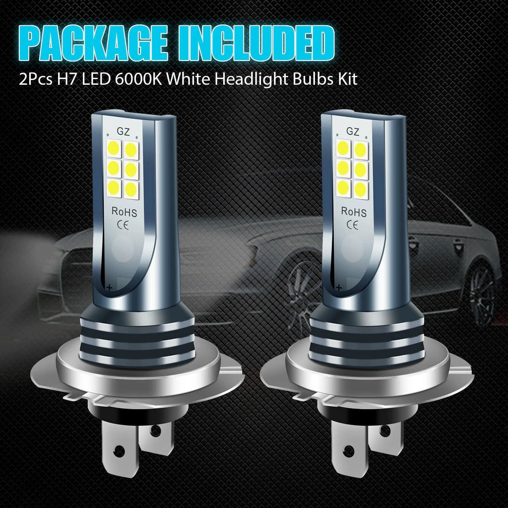 12 SMD LED car fog light bulb with aviation aluminium housing for H7 9005 H11 fittings