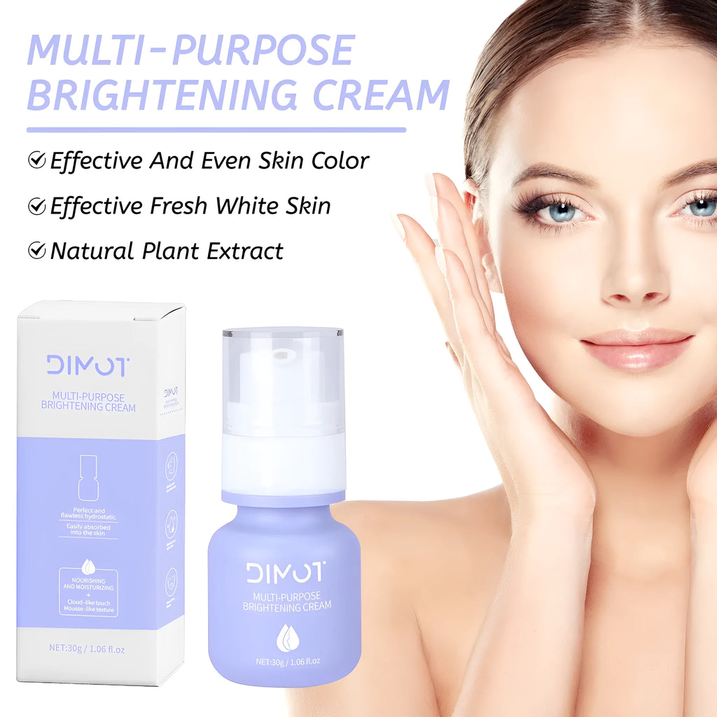 30ml moisturising cream and make-up primer tube with gentle care formula for all skin types