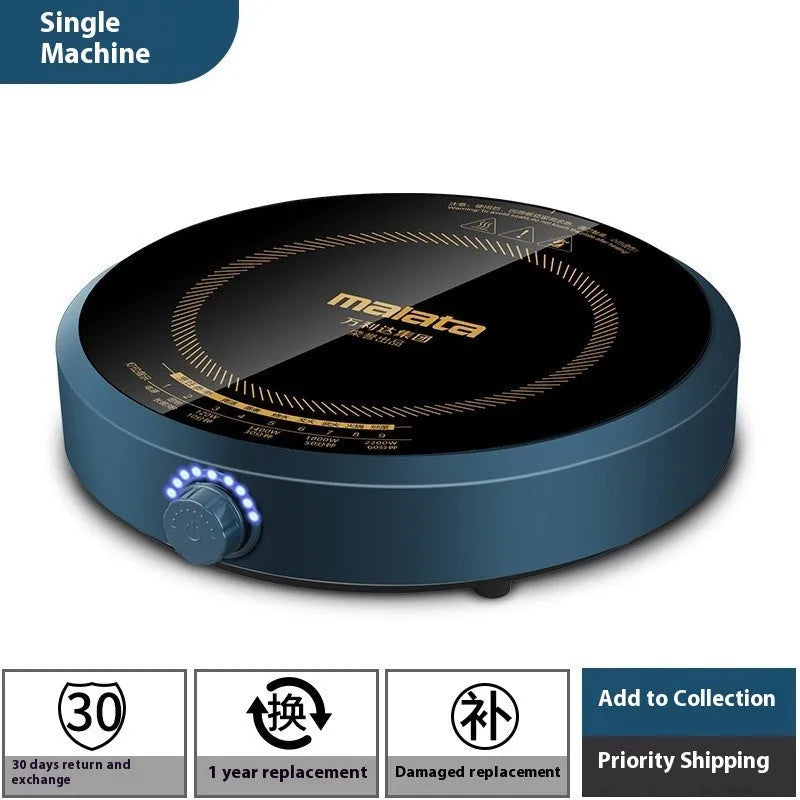 Household induction cooker 2200W circular knob-type 270mm energy-saving countertop cooking appliance