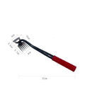 Multi-function gardening hoe rake with alloy steel dual-purpose head for digging wild vegetables and weeding home gardens