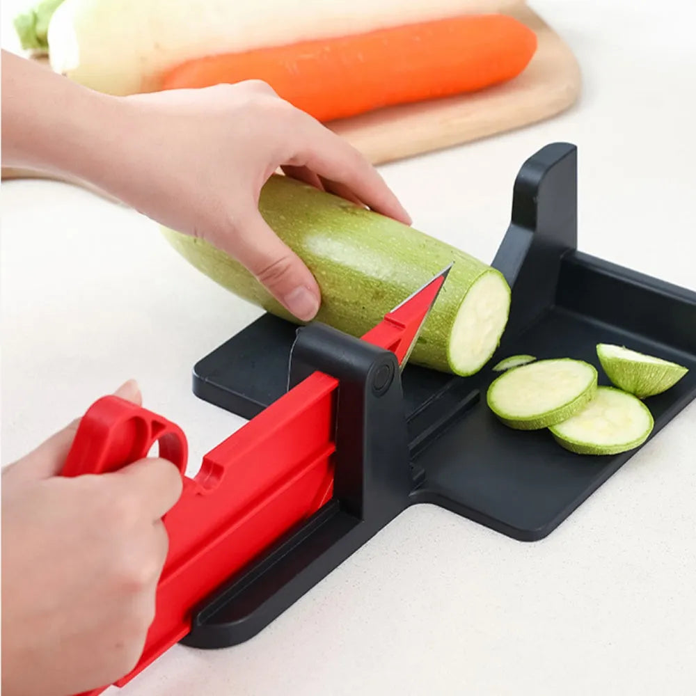 Multifunctional vegetable cutter with stainless steel blade for carrots and potatoes in green colour