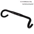 Black aluminium alloy road bike racing small bent handlebar 31.8mm clamp width option UNO marks