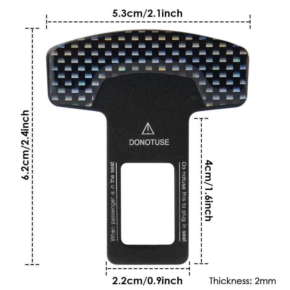 Lock tongue design bottle opener keychain in frosted carbon fibre with 2.1cm buckle pick head