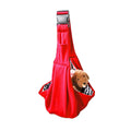 Soft polyester pet bag carrier with adjustable shoulder strap for small cats and dogs up to 7.5kg, available in multiple colours