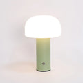 USB table lamp with dual power options in choice of four colours