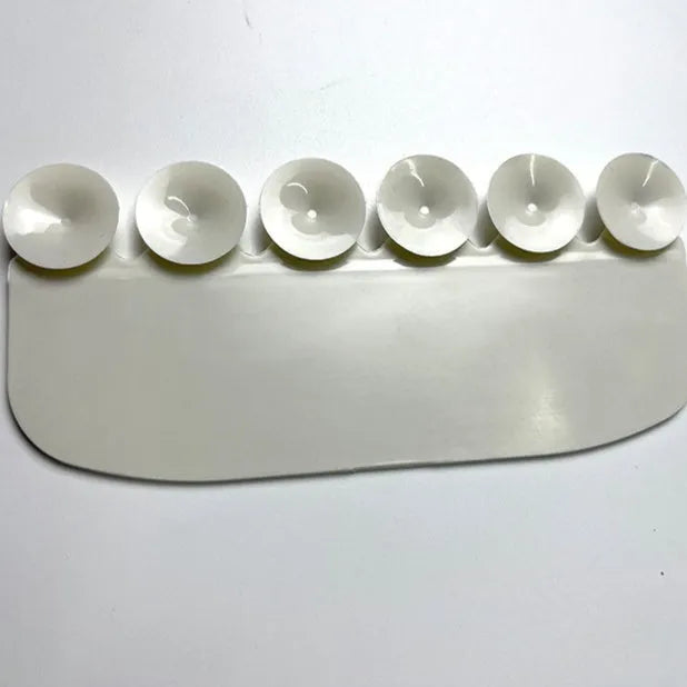 White PVC urine blocking board for toilet splash prevention during children's potty training