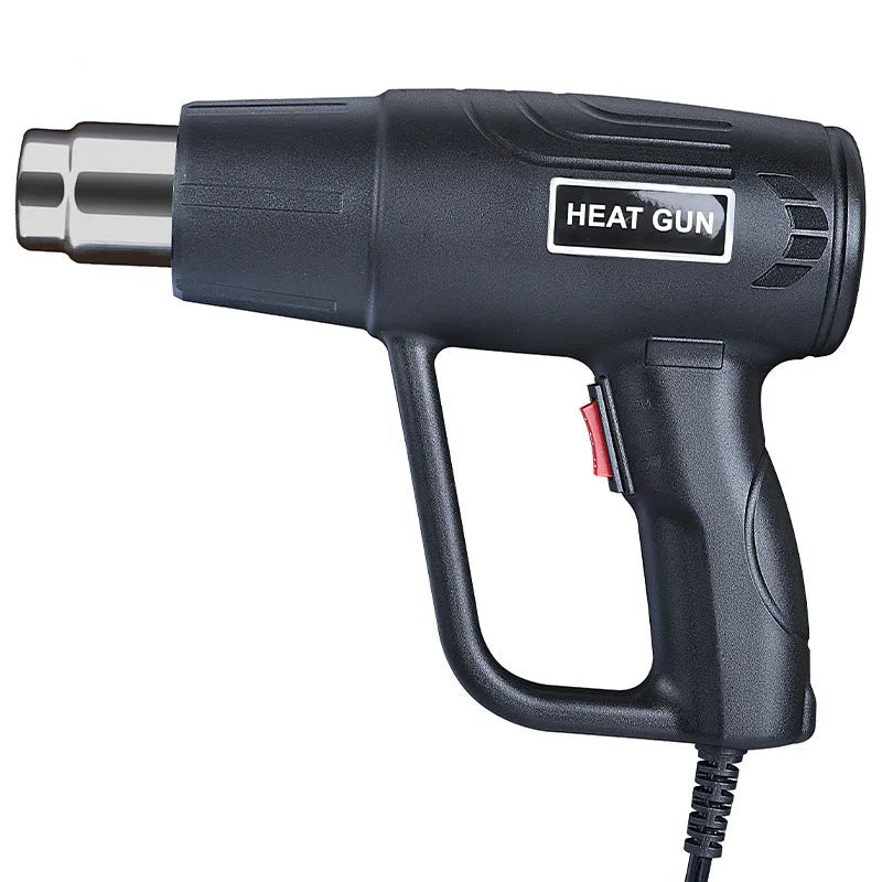 Industrial hot air tool with anti-slip thermal insulation shell and grid-type air outlet design