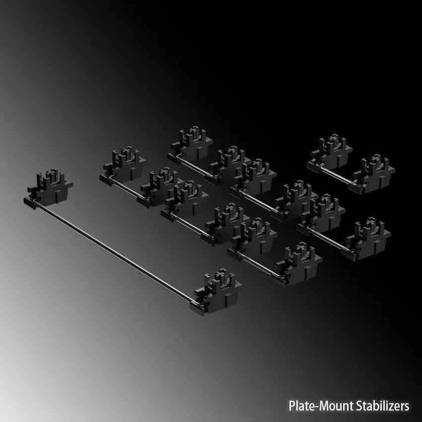 Keyboard shaft mechanical keyboard accessories kit with 4.3 inch screen and stabiliser components