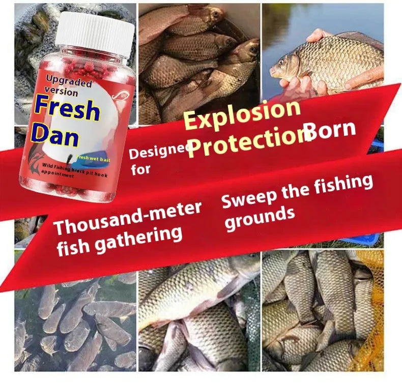 Fishing bait bottle for crucian carp and grass green fish in fresh red colour for wild freshwater fishing