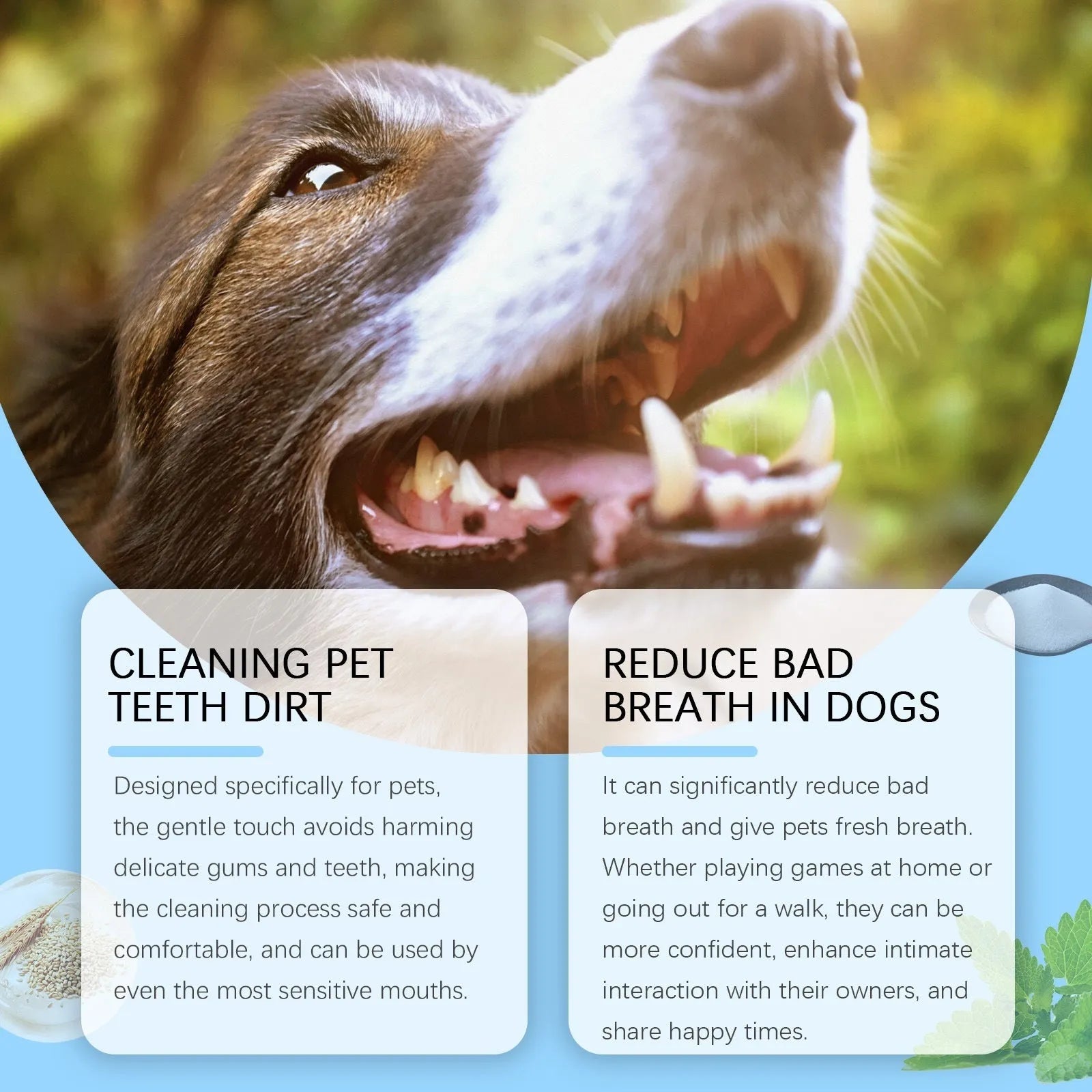 Soft Breath Care Pet Toothbrush Pen with 3ml dental gel for dogs and cats