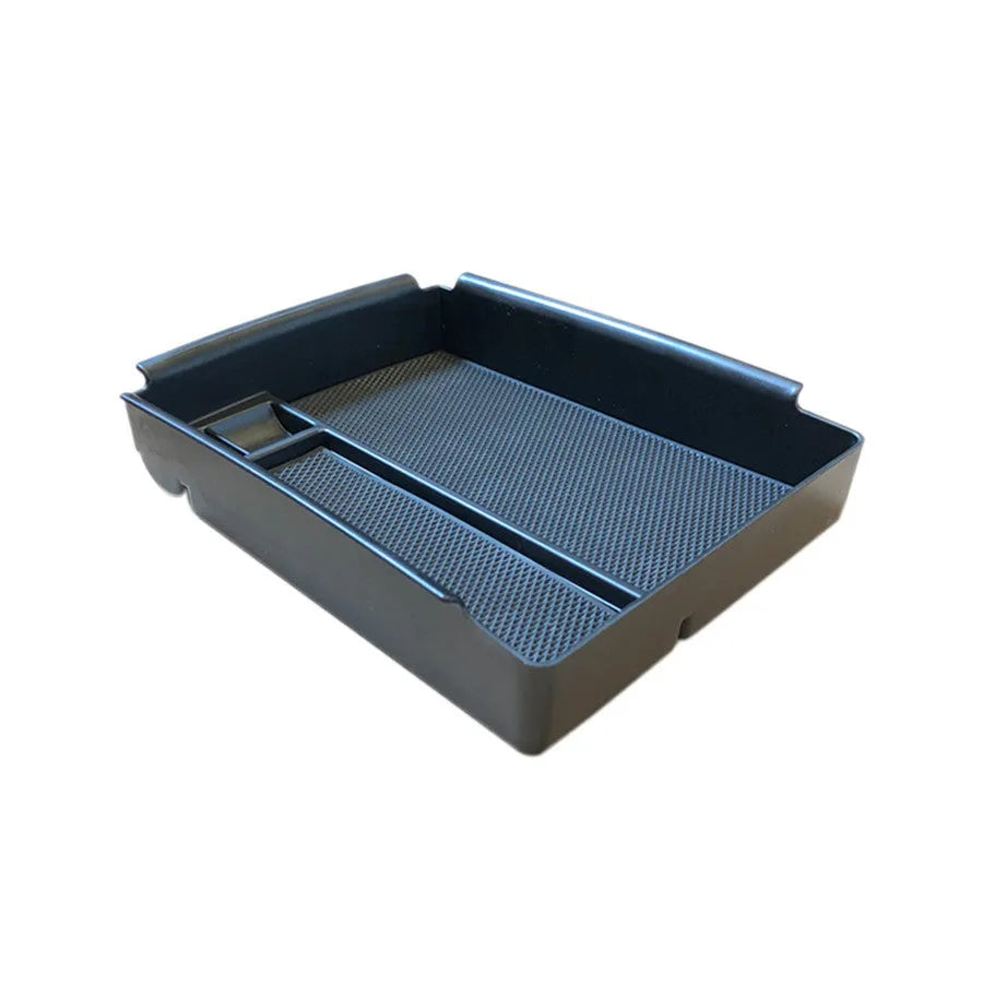 Black ABS wireless charging storage box with QI fast charging capability