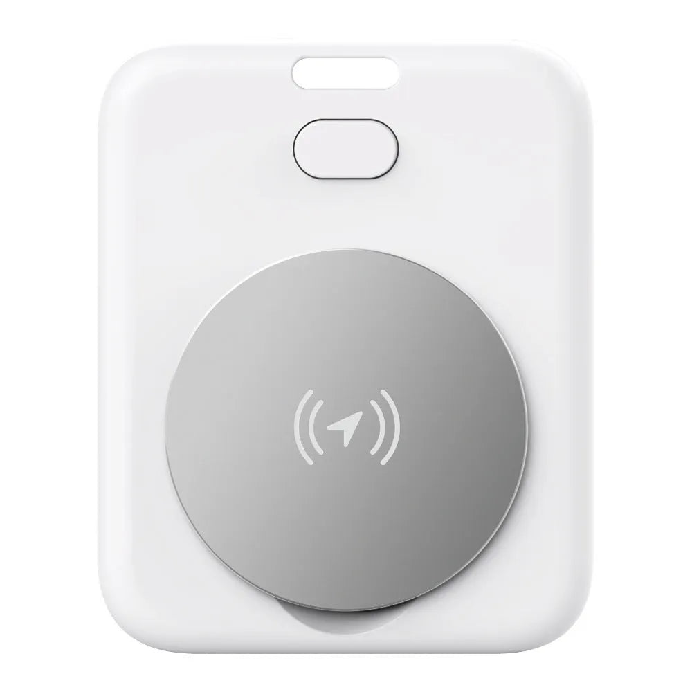 White smart anti-lost locator pet tracking device with alarm made from ABS plastic