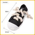 Colourful plastic dog slipper toy with bend design for chewing and self-righting play