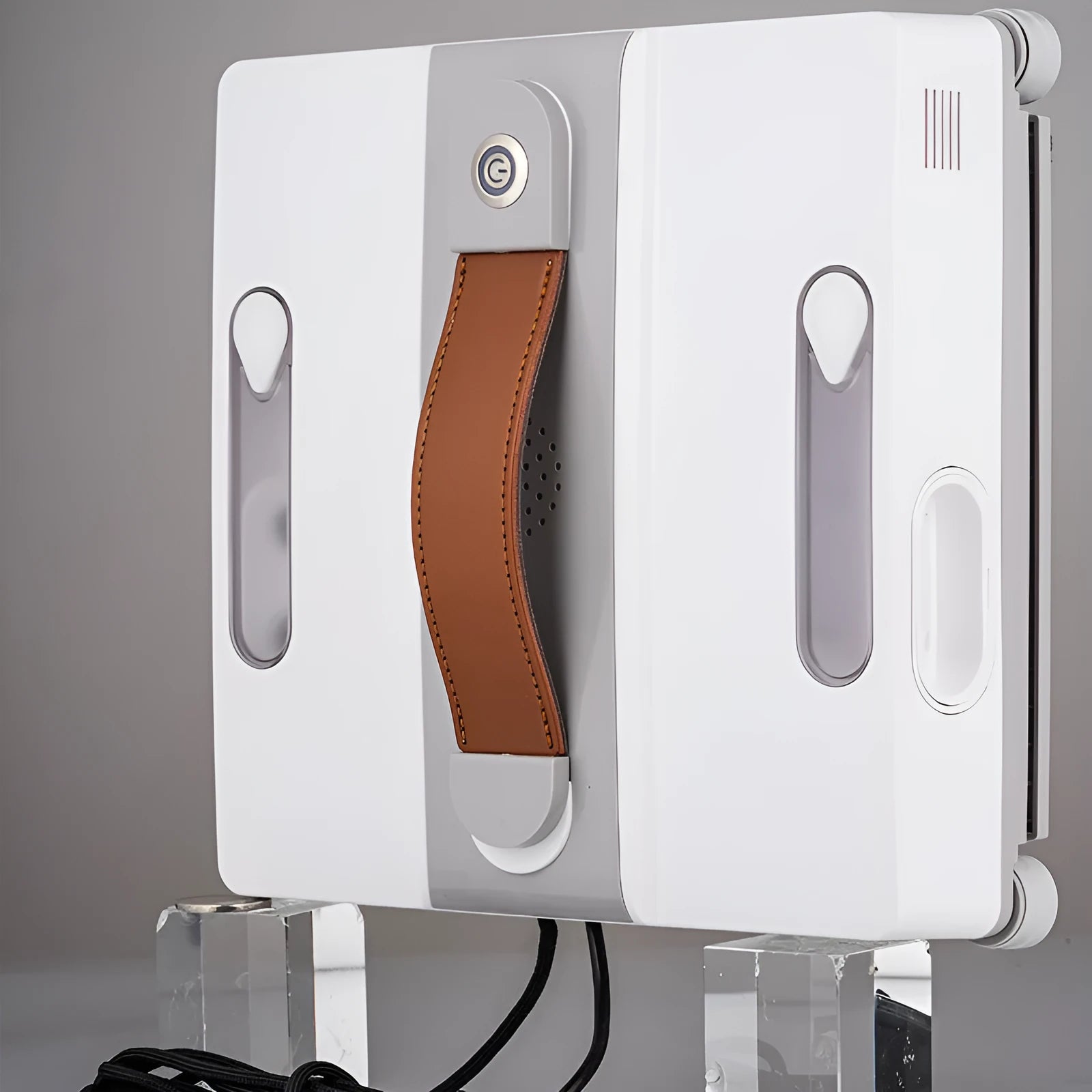 White intelligent window cleaning robot for high-rise automated cleaning