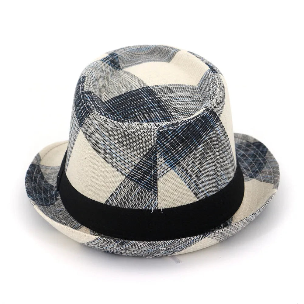 Polyester sun hat with bell crown and 4.5cm brim in black colour option