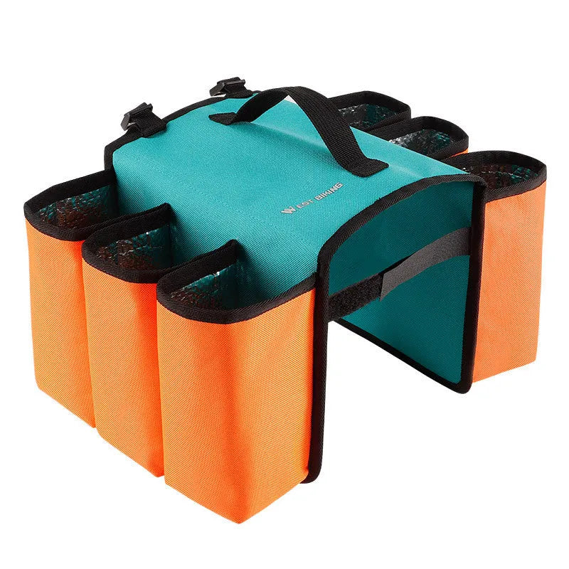 Bicycle double-sided anti-scratch drink pack in black with 2 litre capacity