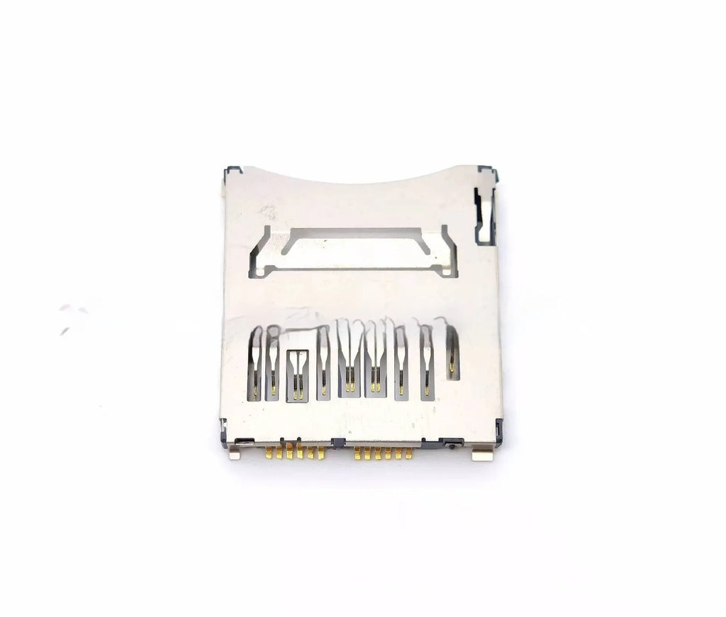 Alloy camera memory card slot replacement part with metal construction