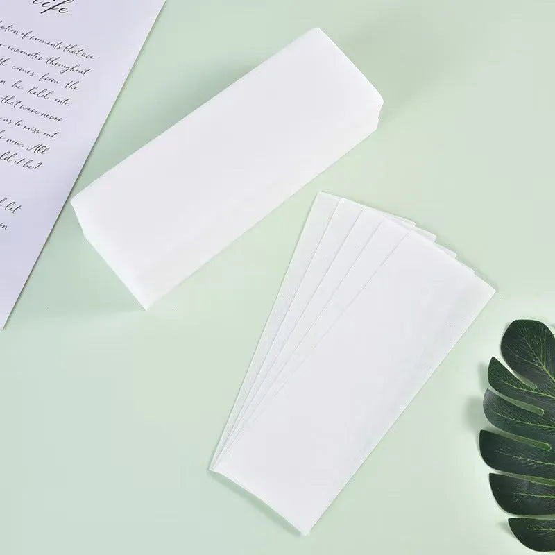 Non-woven fabric wool tops hair removal paper 50 or 100 pieces for salon waxing