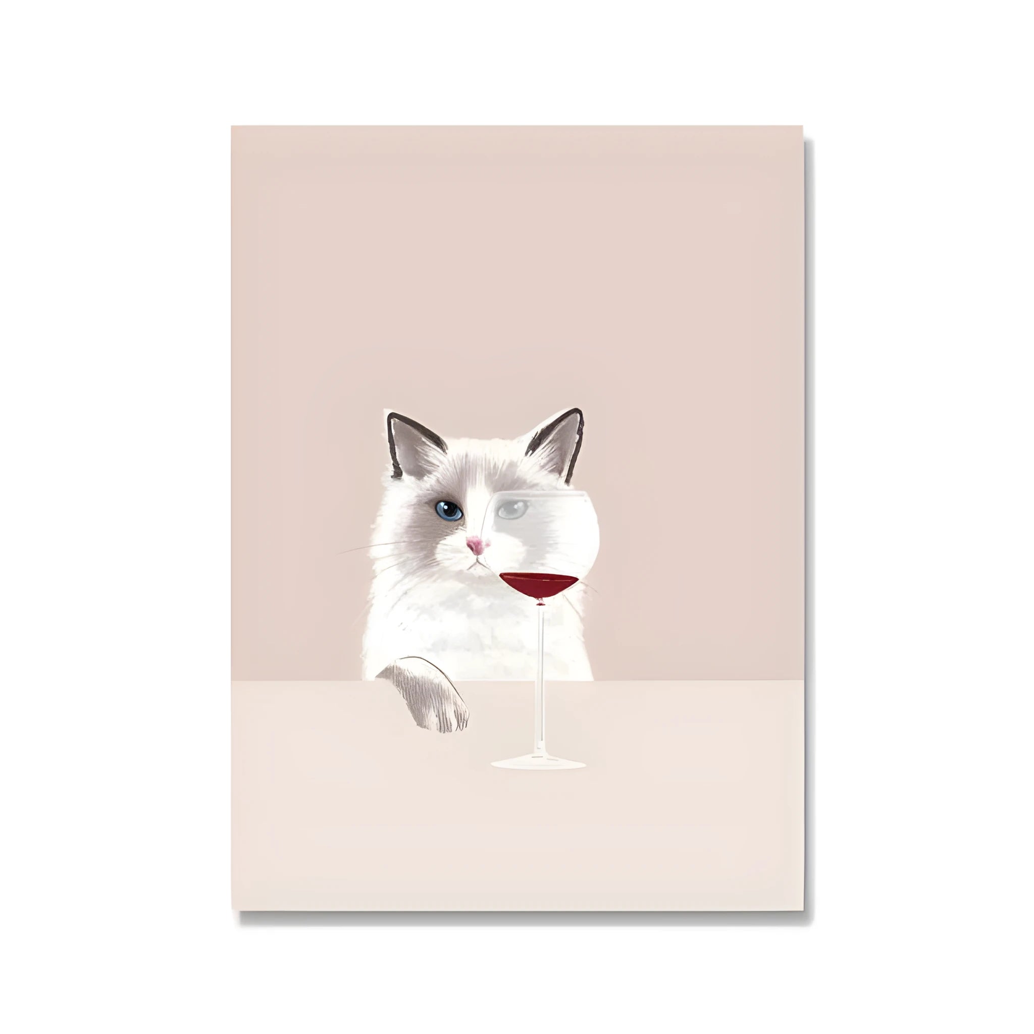 Modern simplicity canvas wall art with white border measuring 40x60cm for bedroom decoration